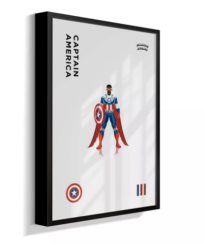 Quadro Capitão America - Sam Wilson