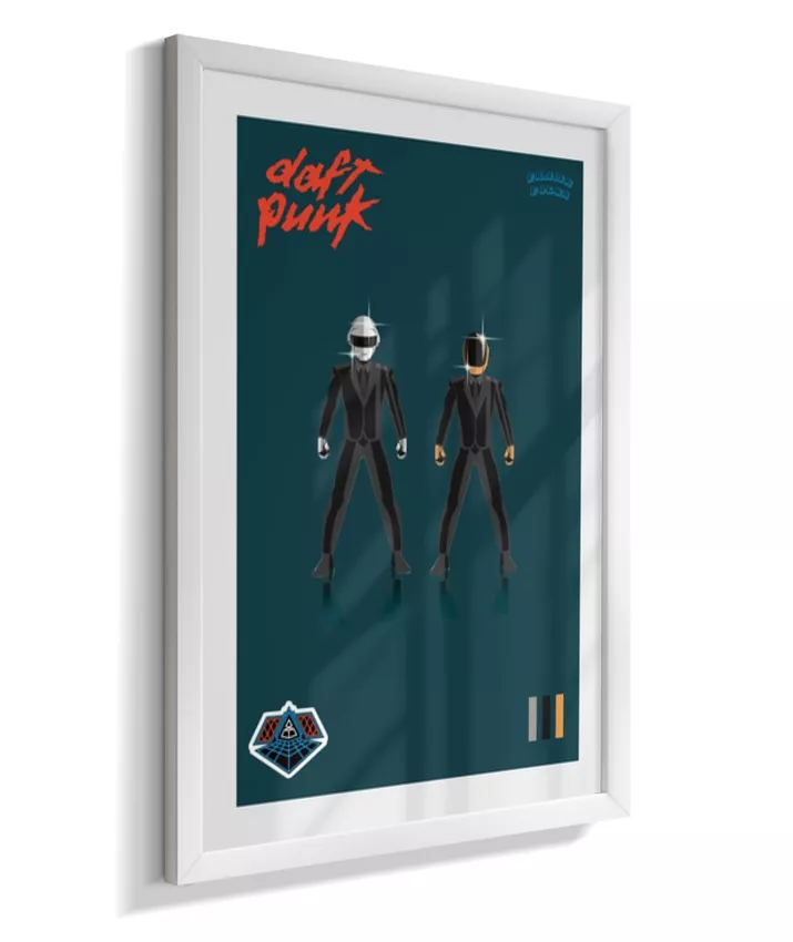 Quadro Daft Punk - Blue