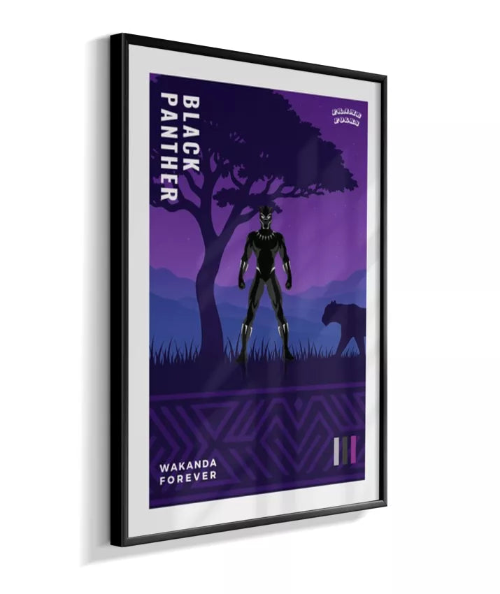 Quadro Pantera Negra - Wakanda