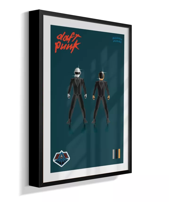 Quadro Daft Punk - Blue