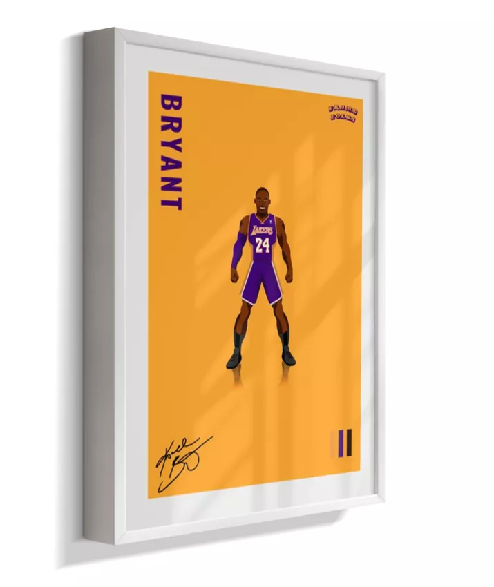 Quadro Kobe Bryant - Yellow