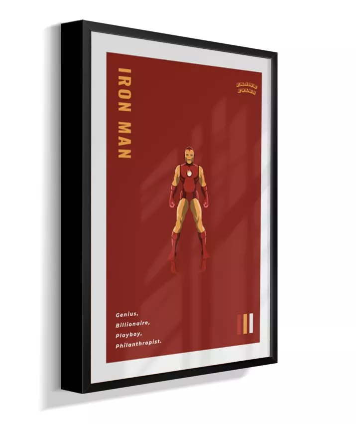 Quadro Homem de ferro - Clássico Red