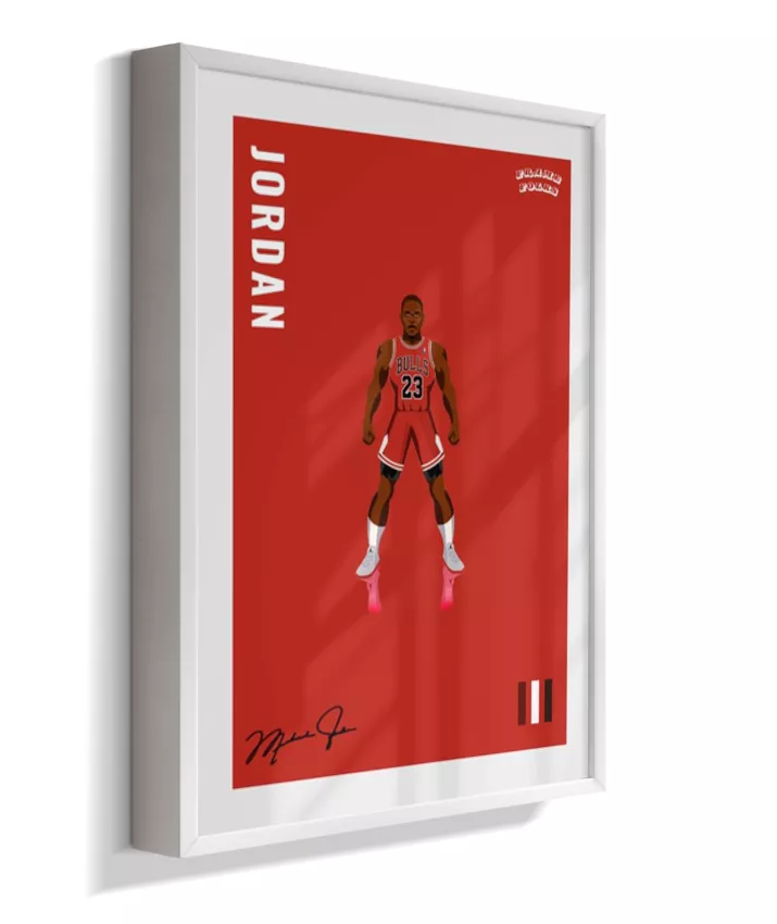 Quadro Michael Jordan - Red