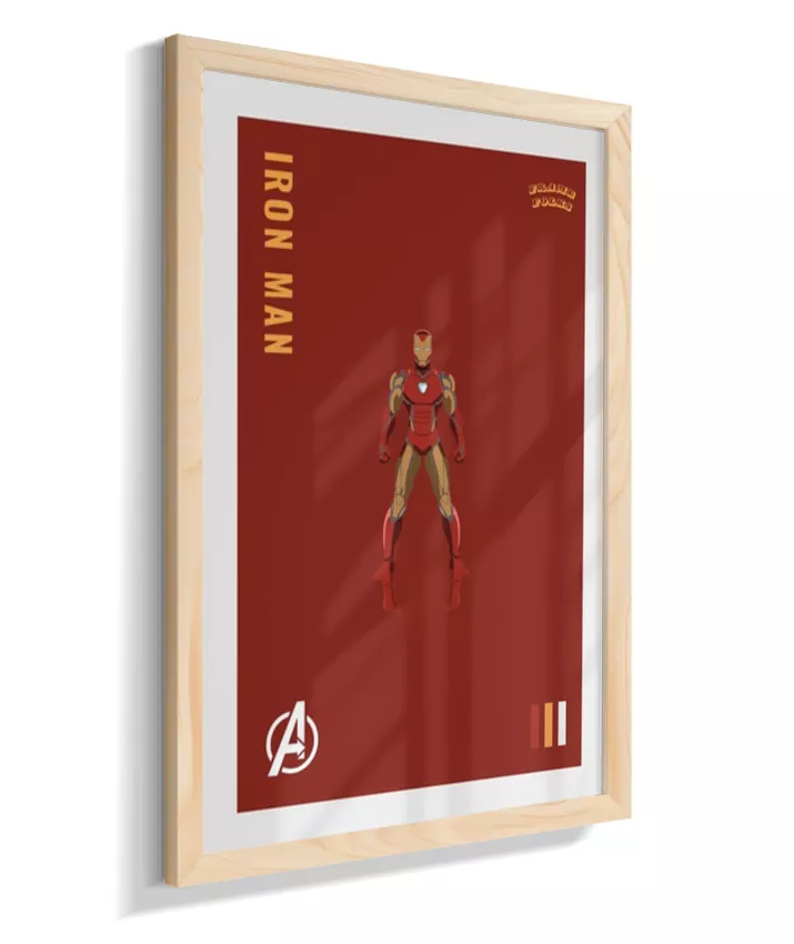 Quadro Homem de ferro - Endgame Red