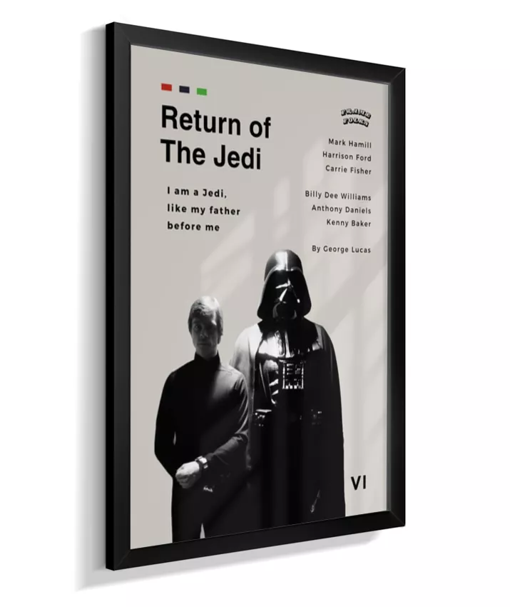 Quadro Star Wars - O Retorno de Jedi - Pôster