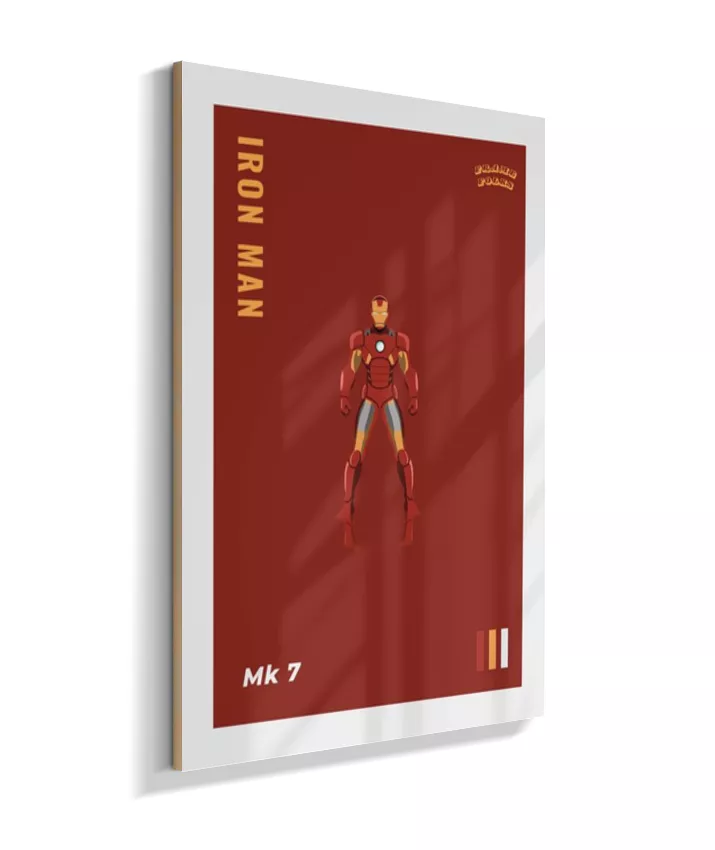 Quadro Homem de ferro - Mk 7 Red
