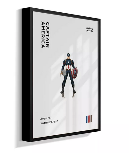 Quadro Capitão America - Endgame