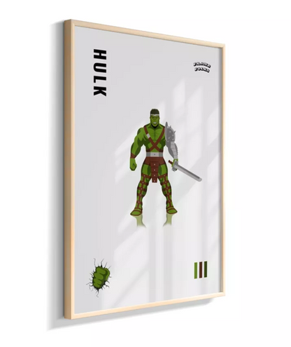 Quadro Hulk - Planeta Hulk