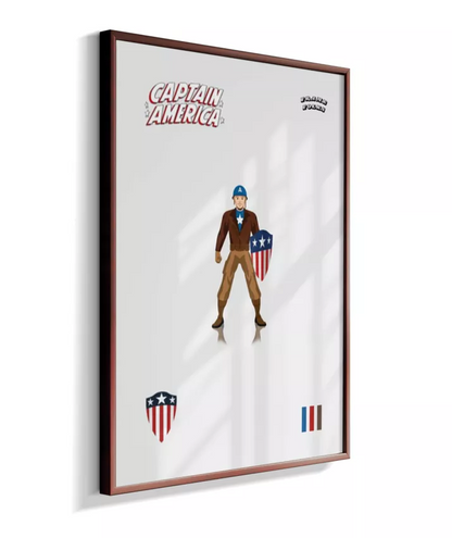 Quadro Capitão America - WW2