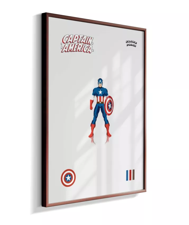 Quadro Capitão America - Clássico