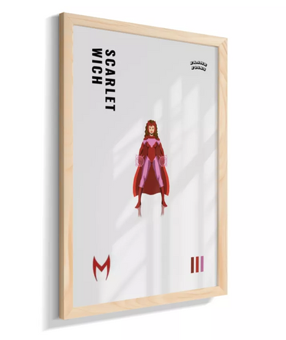 Quadro Feiticeira Escarlate - Clássica