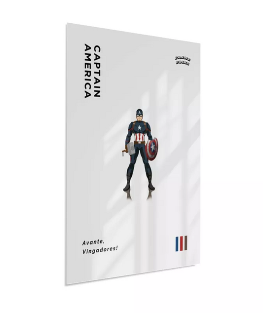 Quadro Capitão America - Endgame