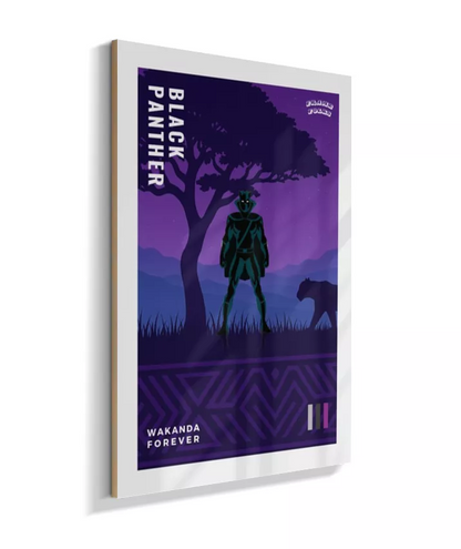 Quadro Pantera Negra - Clássico - Wakanda