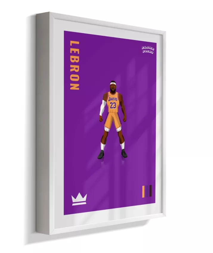 Quadro Lebron James - Purple