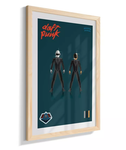Quadro Daft Punk - Blue