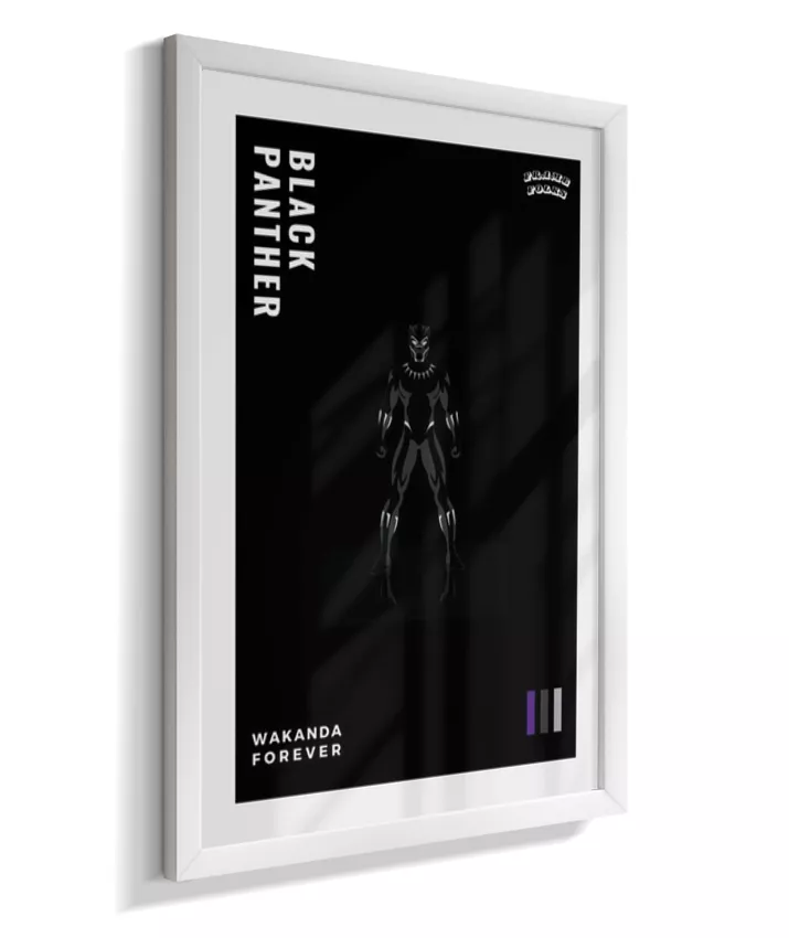 Quadro Pantera Negra - Black