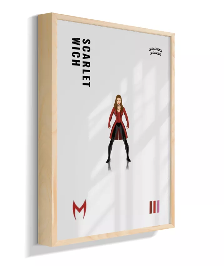 Quadro Feiticeira Escarlate - Vingadores