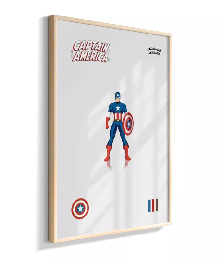 Quadro Capitão America - Clássico