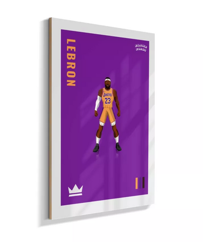 Quadro Lebron James - Purple