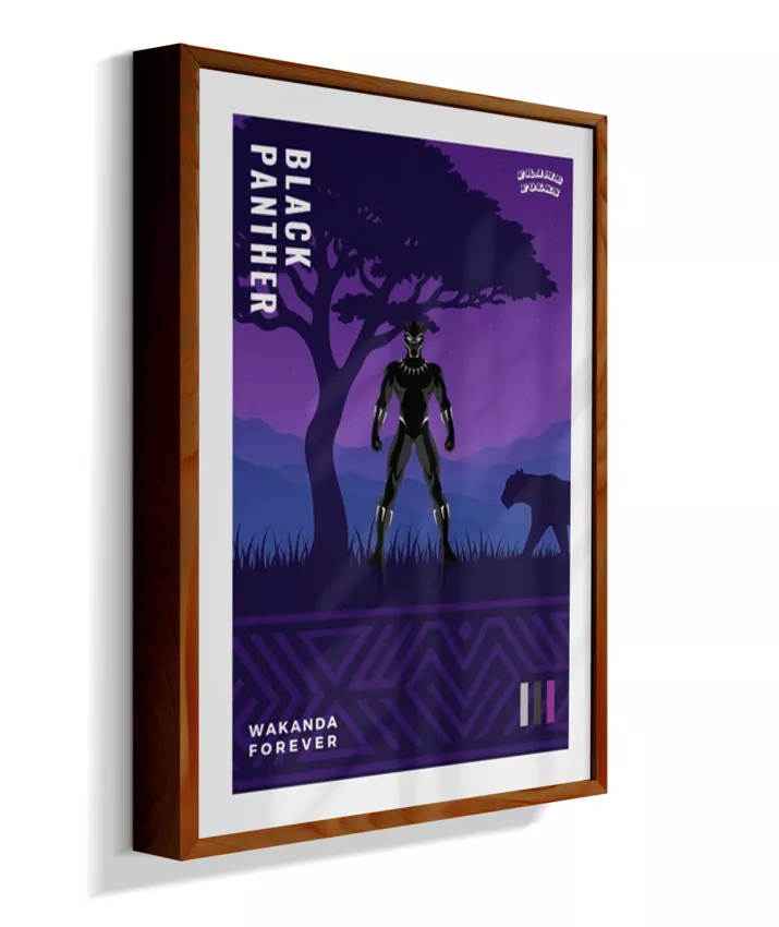 Quadro Pantera Negra - Wakanda