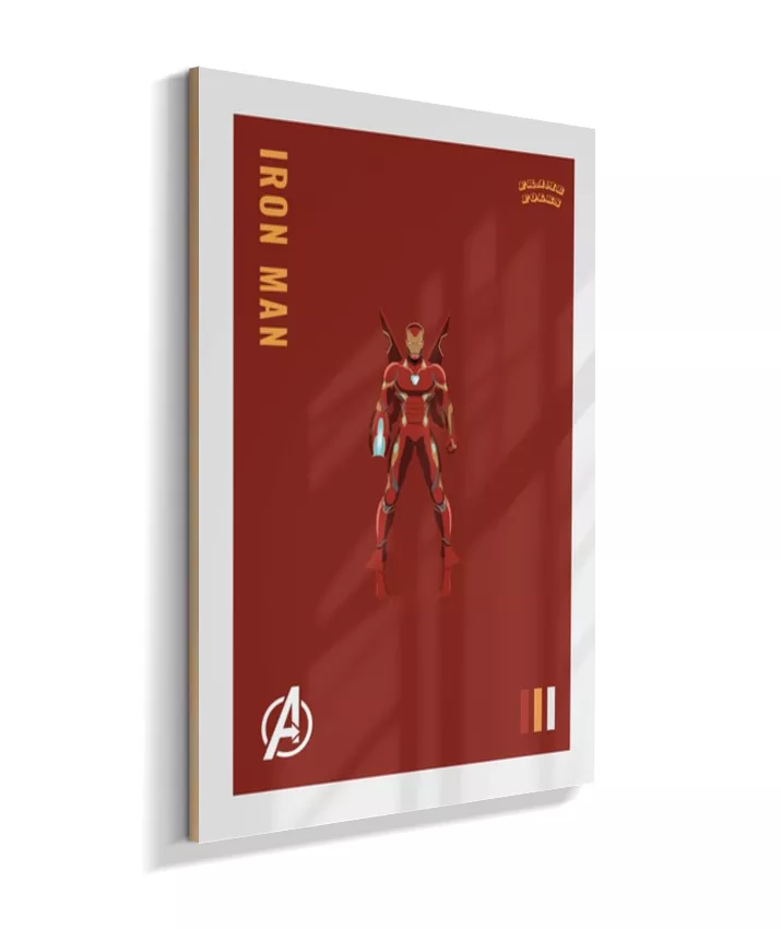 Quadro Homem de ferro - Infinity War Red