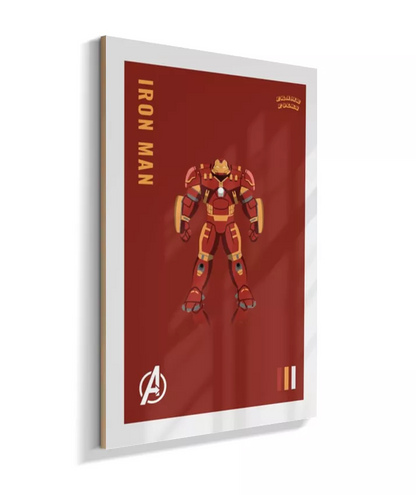 Quadro Homem de ferro - Hulkbuster Red