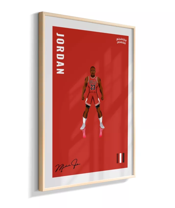 Quadro Michael Jordan - Red