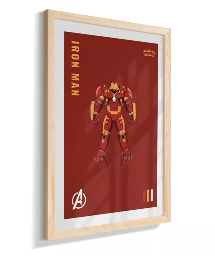 Quadro Homem de ferro - Hulkbuster Red