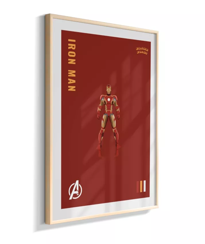 Quadro Homem de ferro - Vingadores Red
