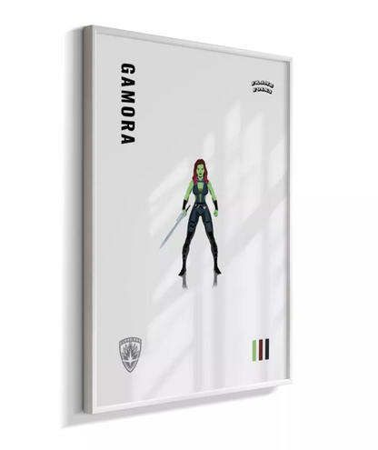 Quadro Gamora - Guardiões da Galáxia