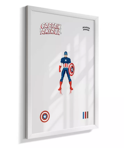 Quadro Capitão America