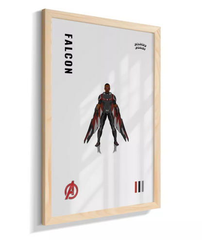Quadro Falcão - Vingadores