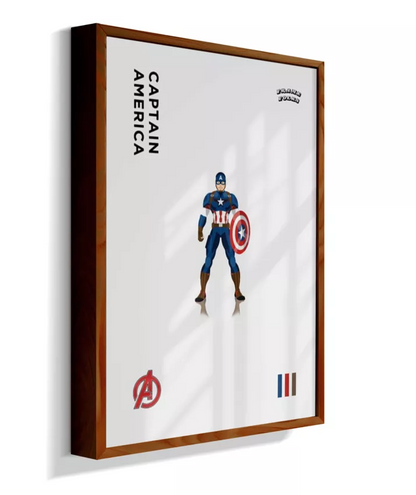 Quadro Capitão America - Vingadores