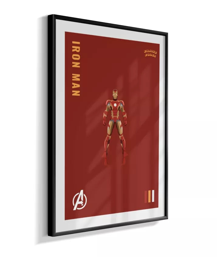 Quadro Homem de ferro - Vingadores Red