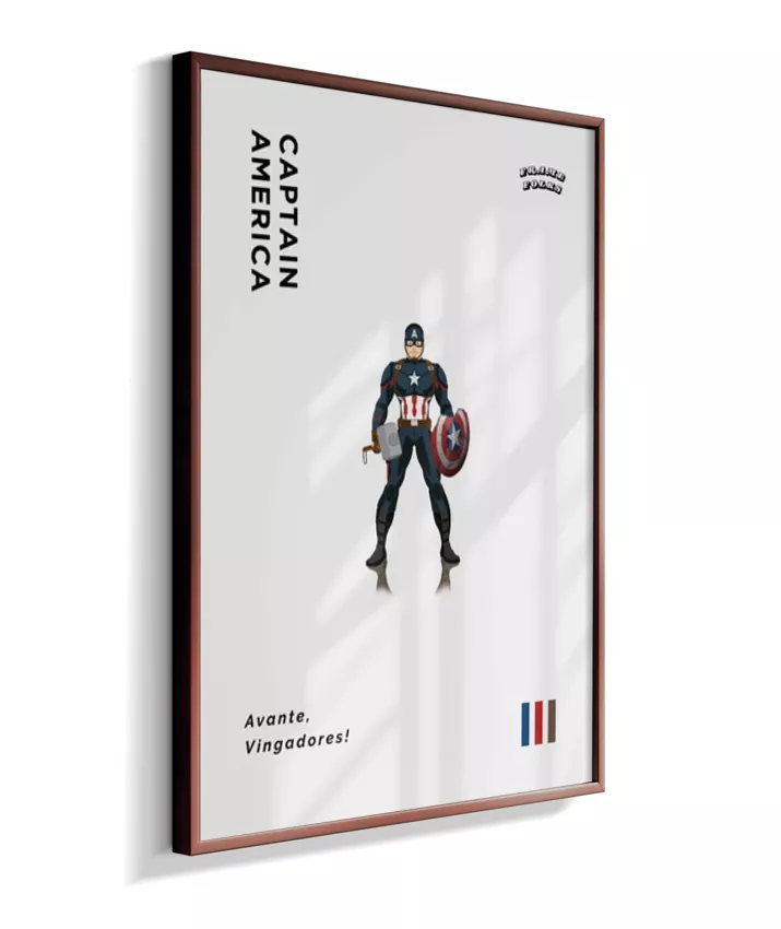Quadro Capitão America - Endgame