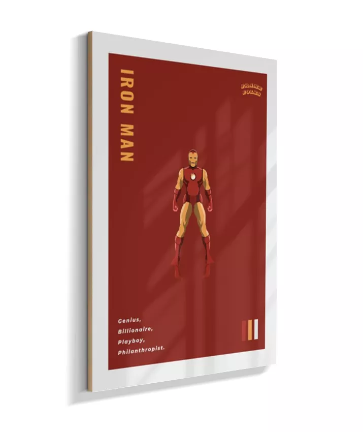 Quadro Homem de ferro - Clássico Red