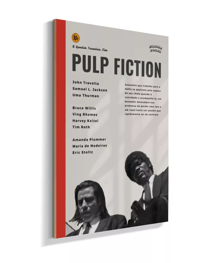 Quadro Pulp Fiction Pôster