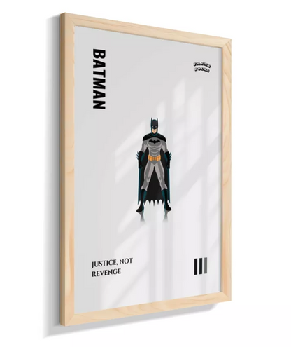 Quadro Batman - Justice, not revenge