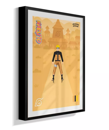 Quadro Naruto - Vila da Folha