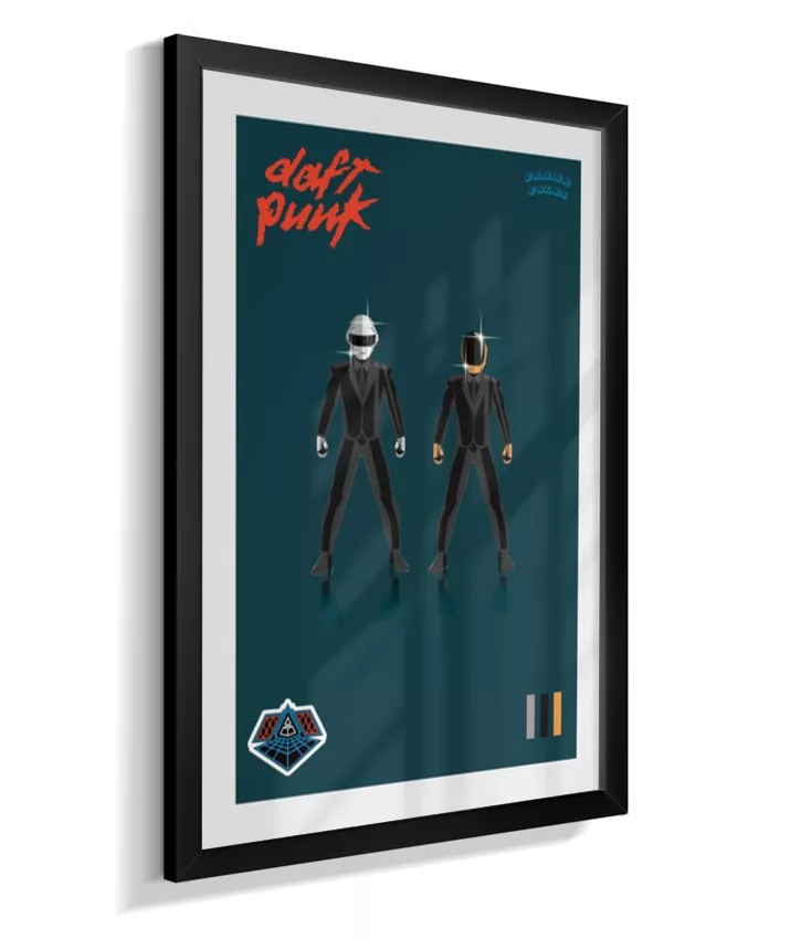 Quadro Daft Punk - Blue