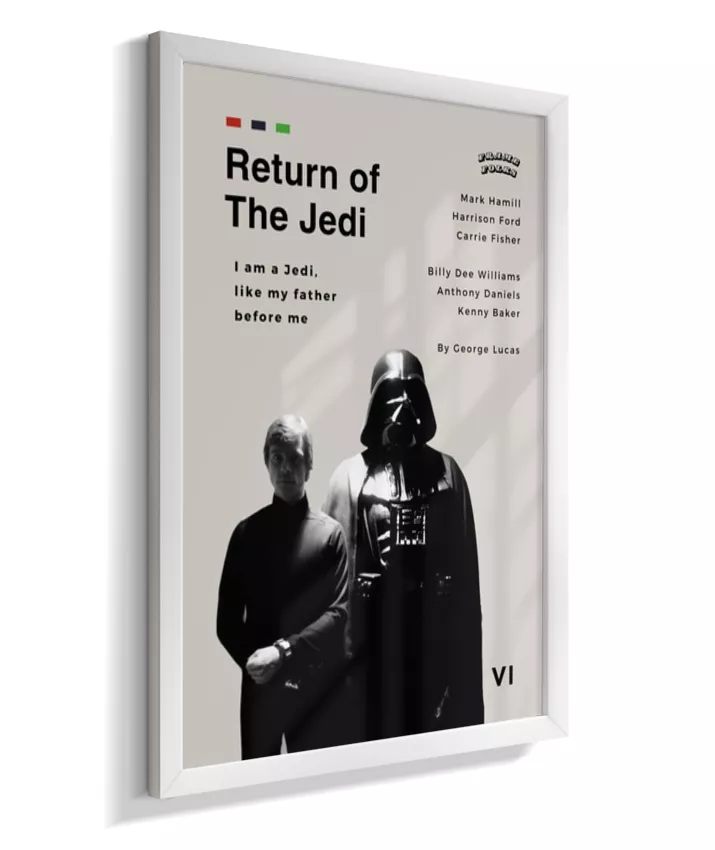Quadro Star Wars - O Retorno de Jedi - Pôster