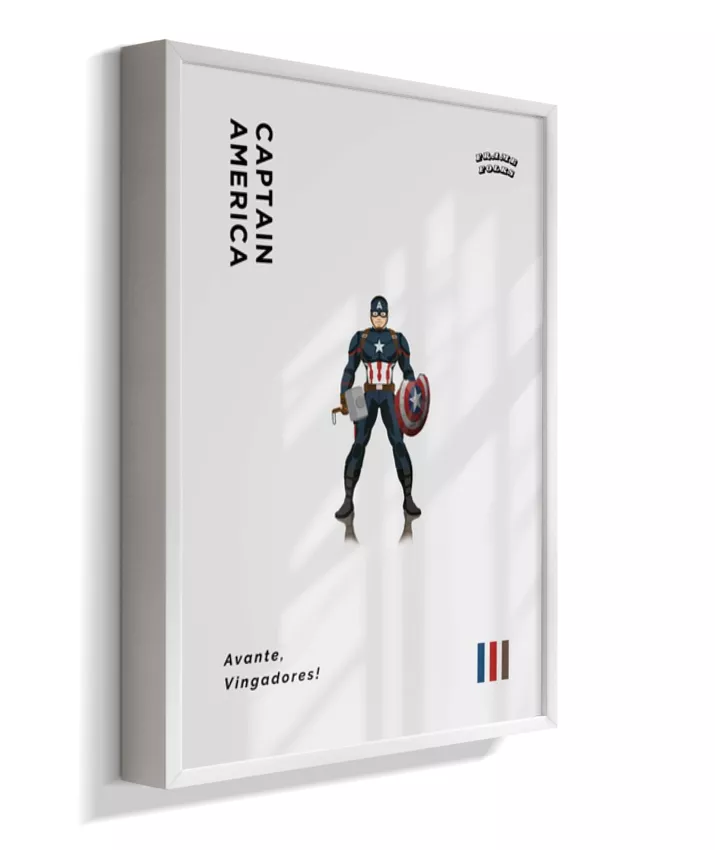 Quadro Capitão America - Endgame