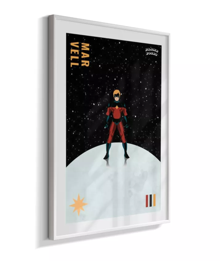 Quadro Capitão Marvel