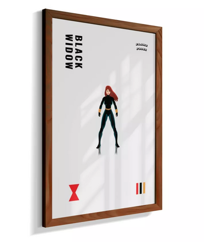 Quadro Viúva Negra - Clássica