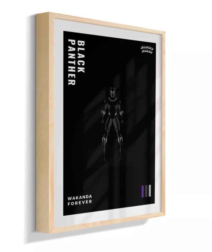 Quadro Pantera Negra - Black