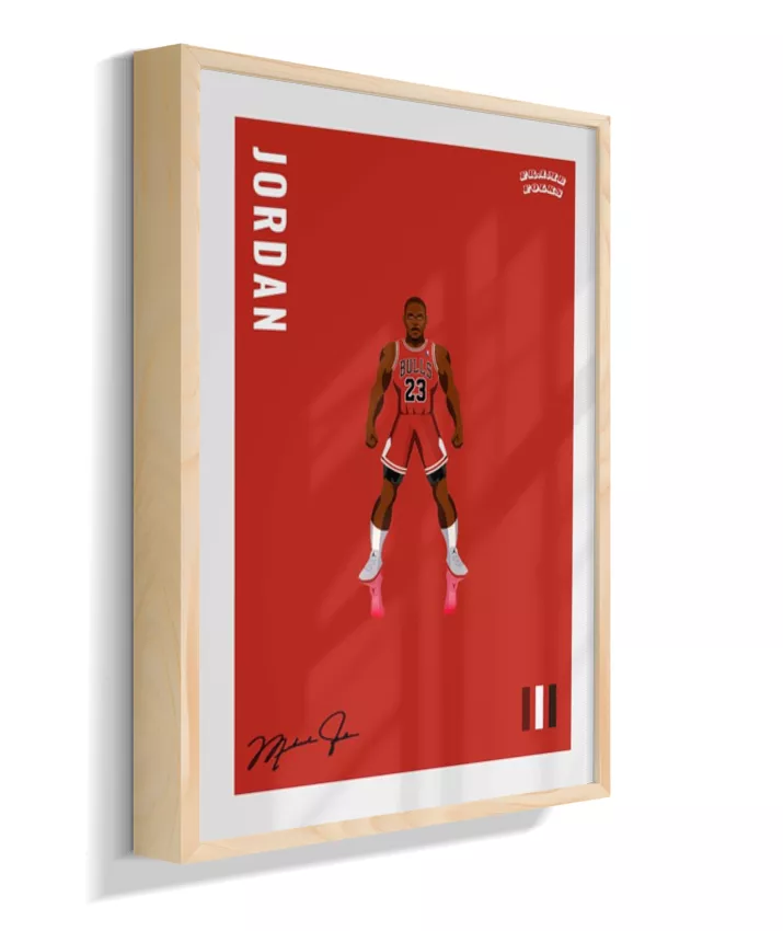 Quadro Michael Jordan - Red