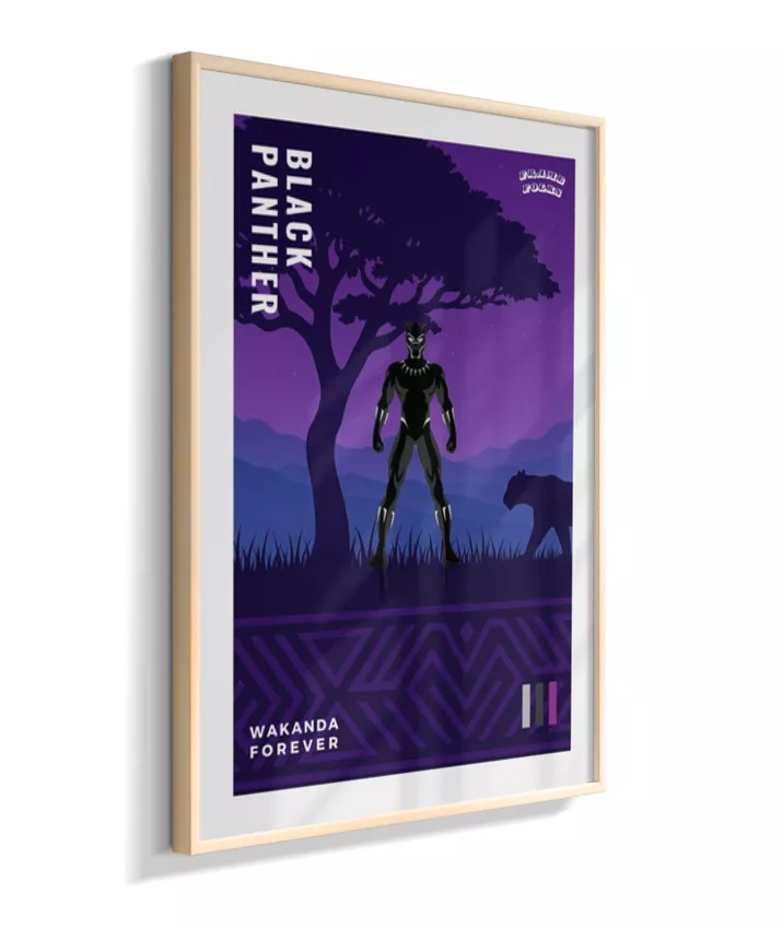 Quadro Pantera Negra - Wakanda
