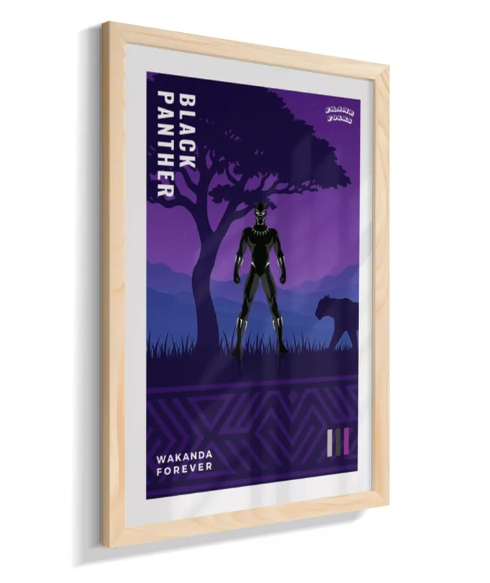 Quadro Pantera Negra - Wakanda