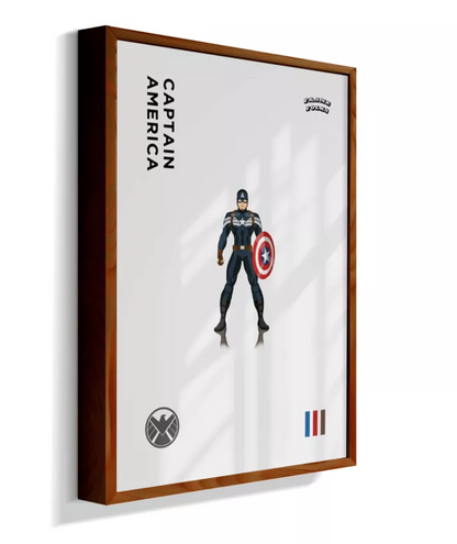Quadro Capitão America - Shield