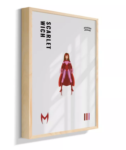 Quadro Feiticeira Escarlate - Clássica